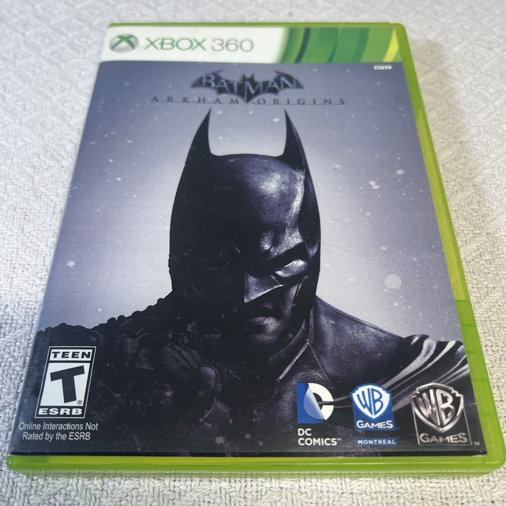 Batman: Arkham Origins Microsoft Xbox 360 2 Disc Complete